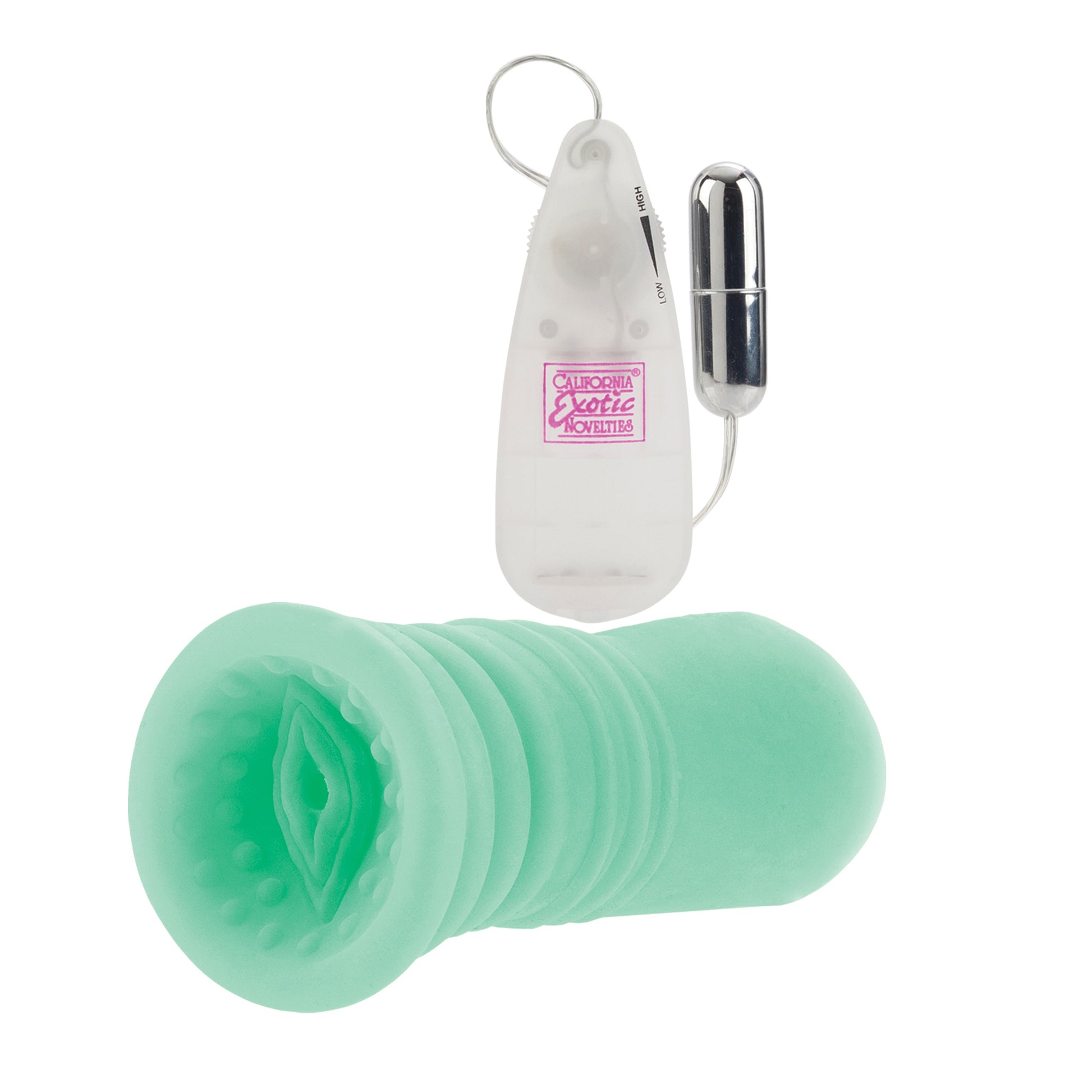 Sue Johanson Glow-in-the-Dark Vibrating Super Head Honcho - White - Not Very Vanilla