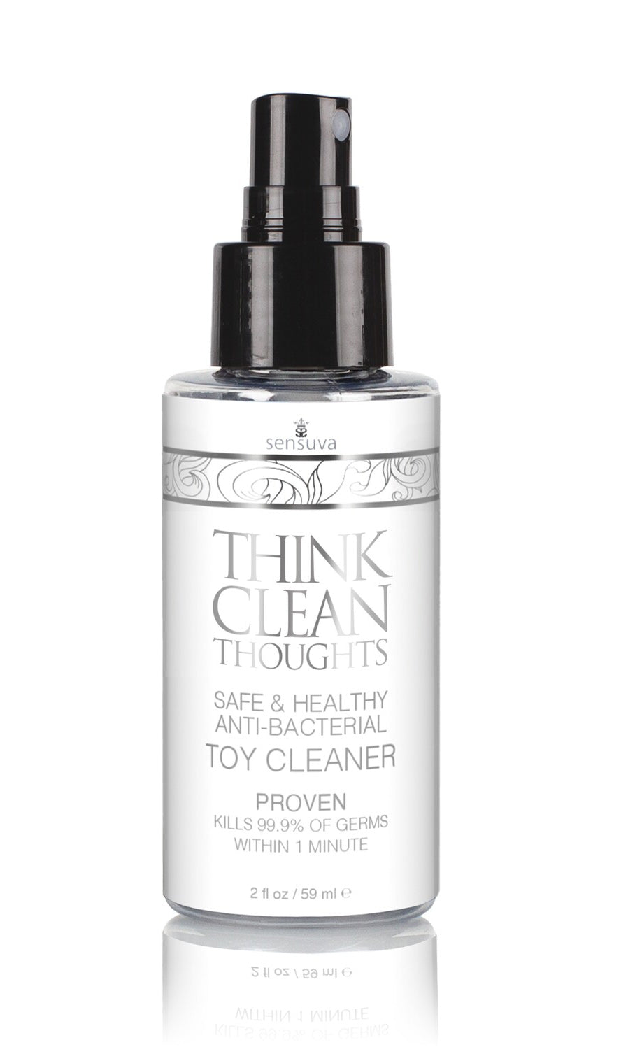 Think Clean Thoughts Antibacterial Toy Cleaner - 2 Fl. Oz. - Not Very Vanilla