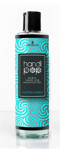 Handipop Edible Handjob Massage Gel - Cotton Candy - 4.2 Fl. Oz. - Not Very Vanilla