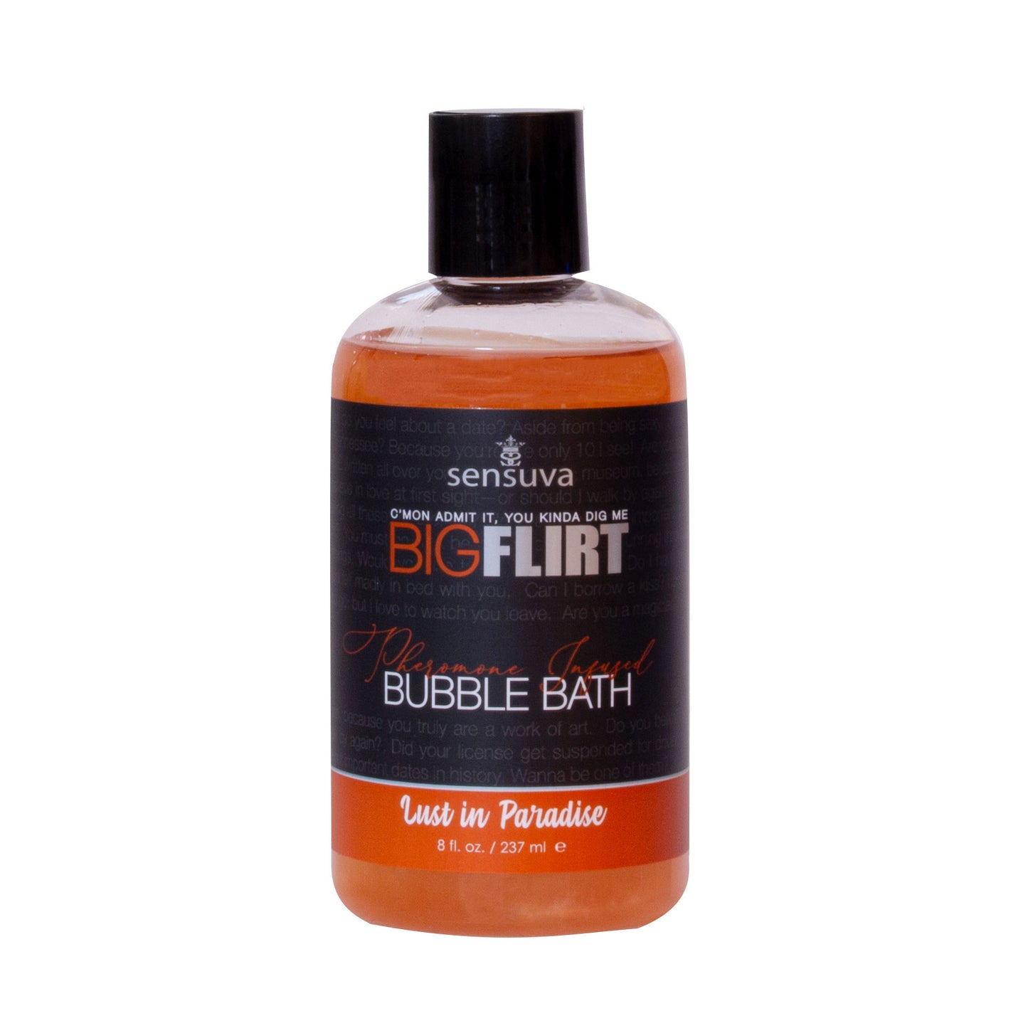 Big Flirt Pheromone Infused Bubble Bath - Lust in Paradise - 8 Fl. Oz. - Not Very Vanilla