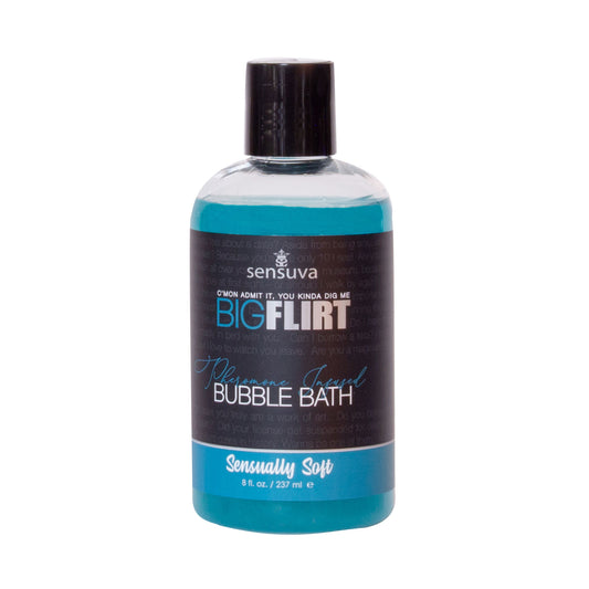 Big Flirt Pheromone Infused Bubble Bath - Sensually Soft - 8 Fl. Oz. - Not Very Vanilla