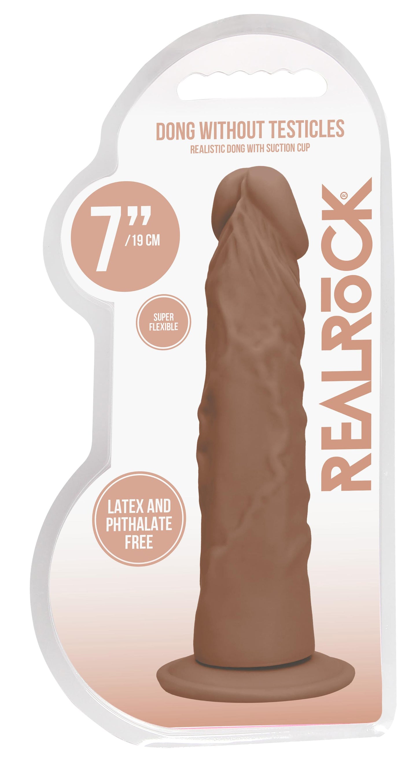 7 Inch Dong Without Testicles - Tan - Not Very Vanilla