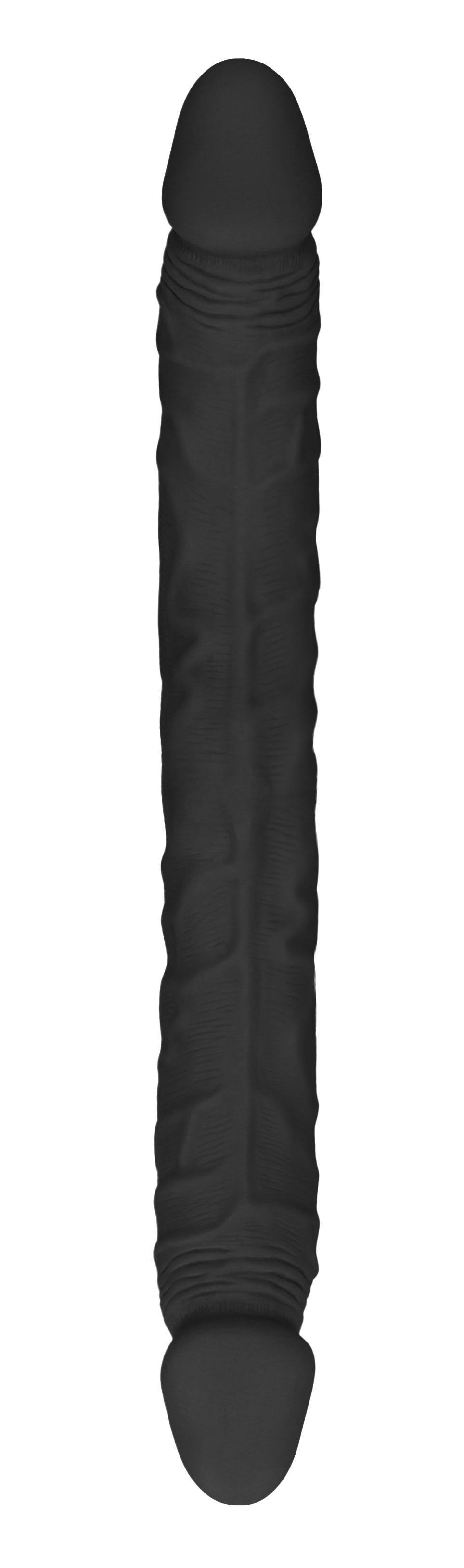 18 Inch Double Dong - Black - Not Very Vanilla