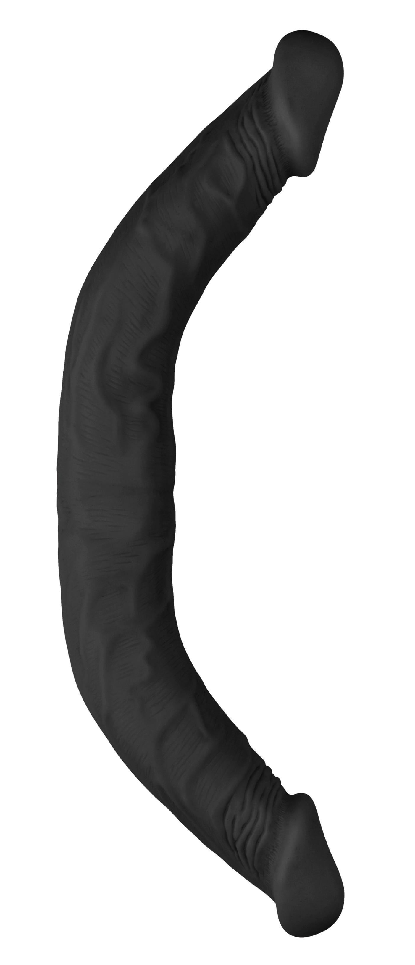 18 Inch Double Dong - Black - Not Very Vanilla