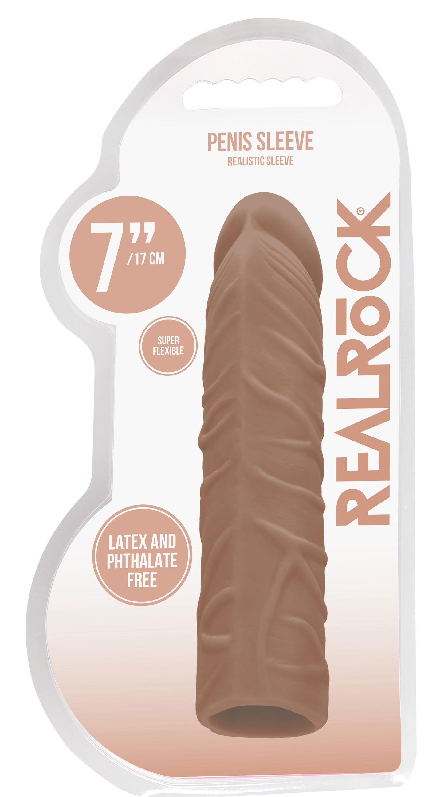 7 Inch Penis Sleeve - Tan - Not Very Vanilla