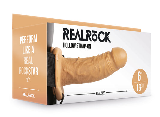 Hollow Strap-on Without Balls 6 Inch - Tan - Not Very Vanilla