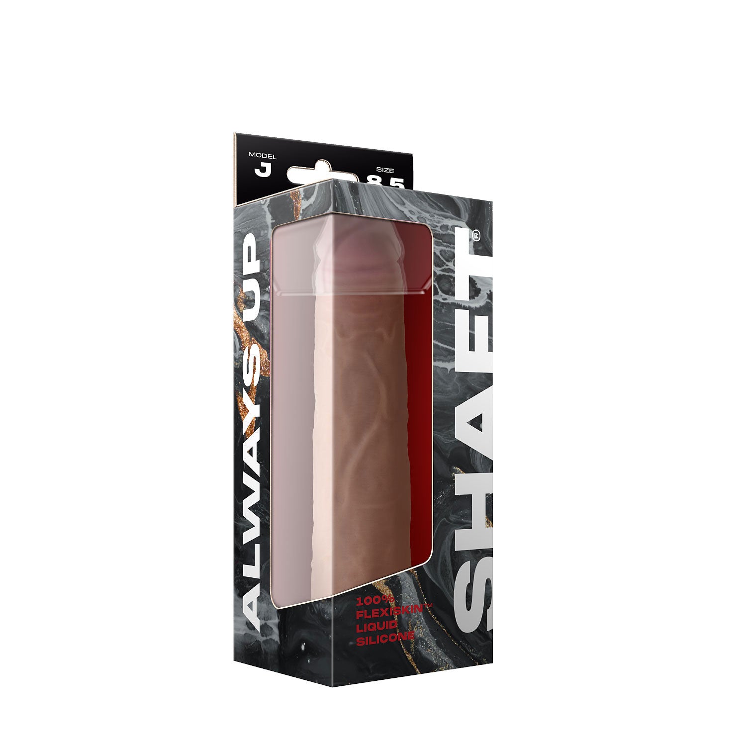 Shaft - Model J 8.5 Inch Liquid Silicone Dong - Pine - Not Very Vanilla