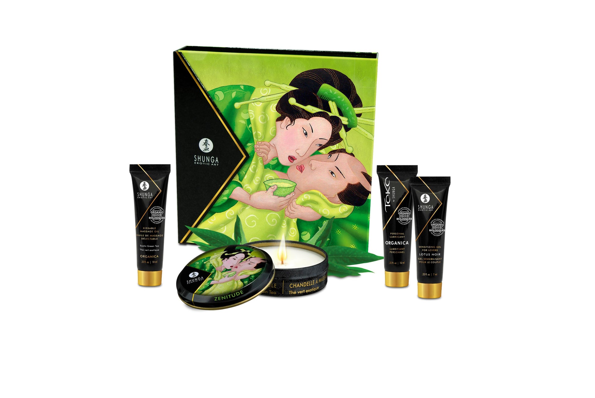 Geisha's Secrets Gift Set - Organica - Exotic Green Tea - Not Very Vanilla