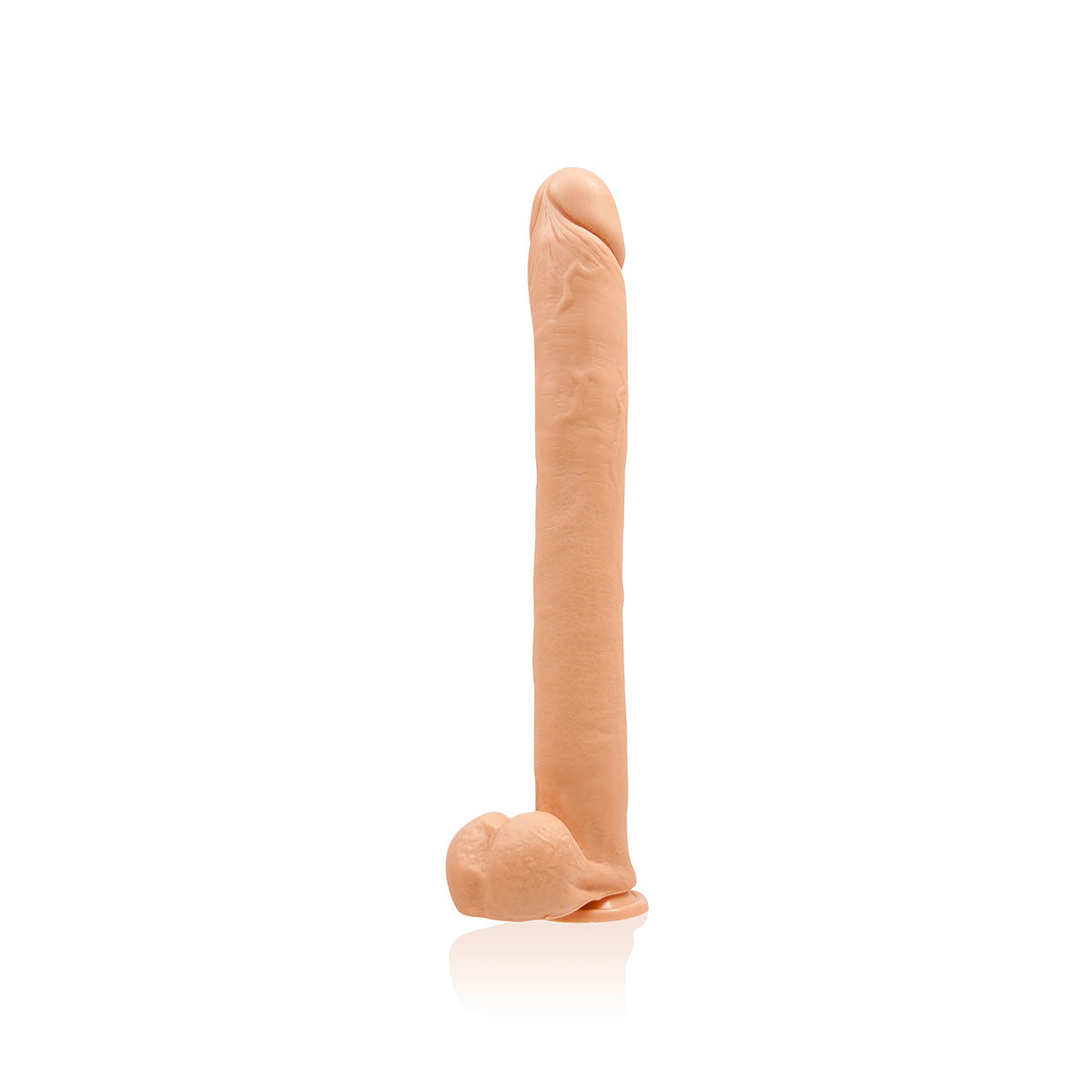 16 Inch Exxxtreme Dong W/suction - Flesh - Not Very Vanilla