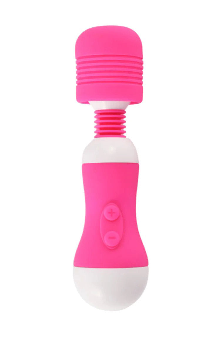 Yorokobi Rechargeable Mini Wand Massager - Pink - Not Very Vanilla