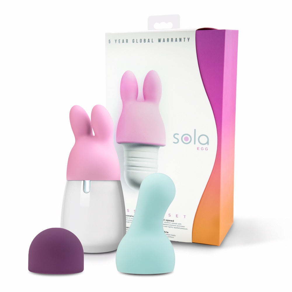 Sola Egg Massager Passion Set - Not Very Vanilla