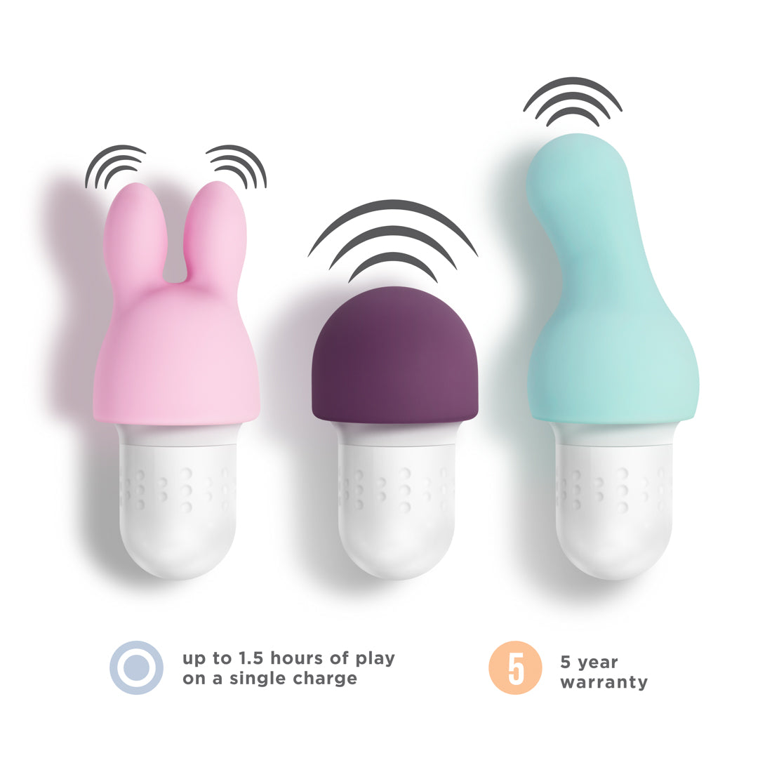 Sola Egg Massager Passion Set - Not Very Vanilla