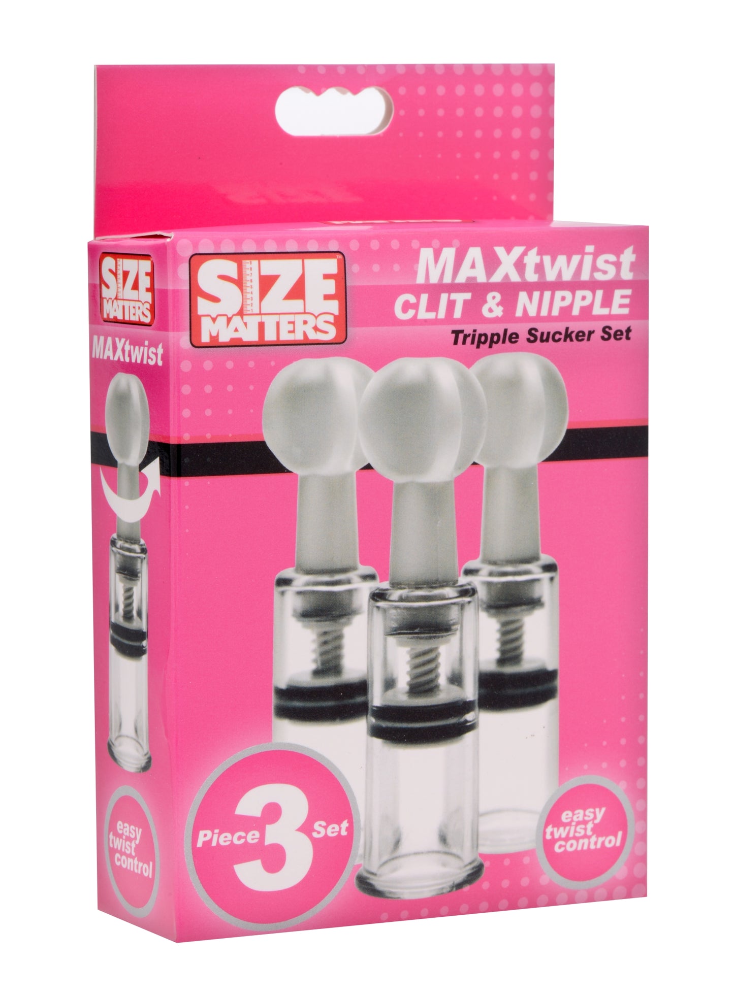 Max Twist Clit and Nipple Triple Sucker Set - Not Very Vanilla