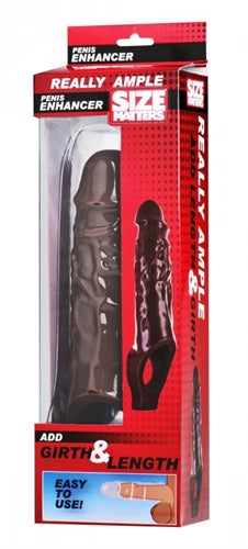 Really Ample Penis Enhancer Sheath - Brown - Not Very Vanilla