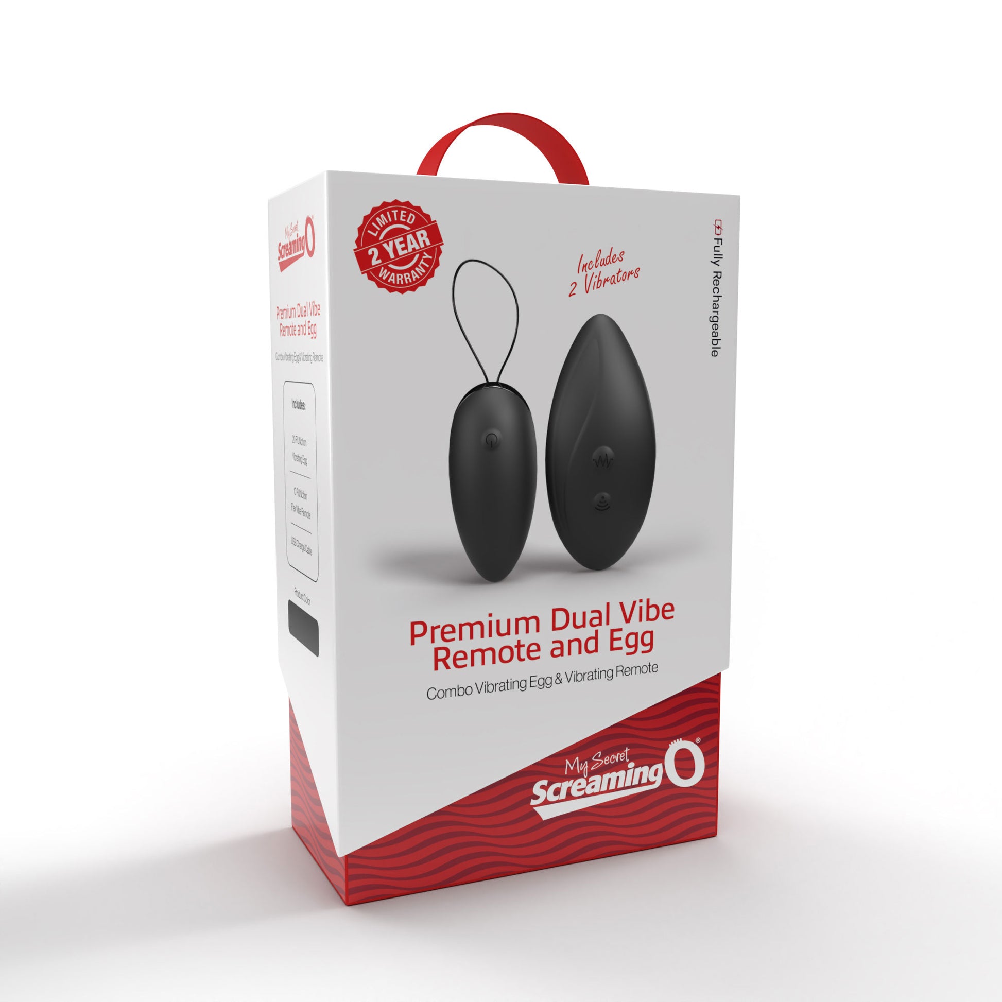 Premium Dual Vibe Remote and Egg - Black - Not Very Vanilla