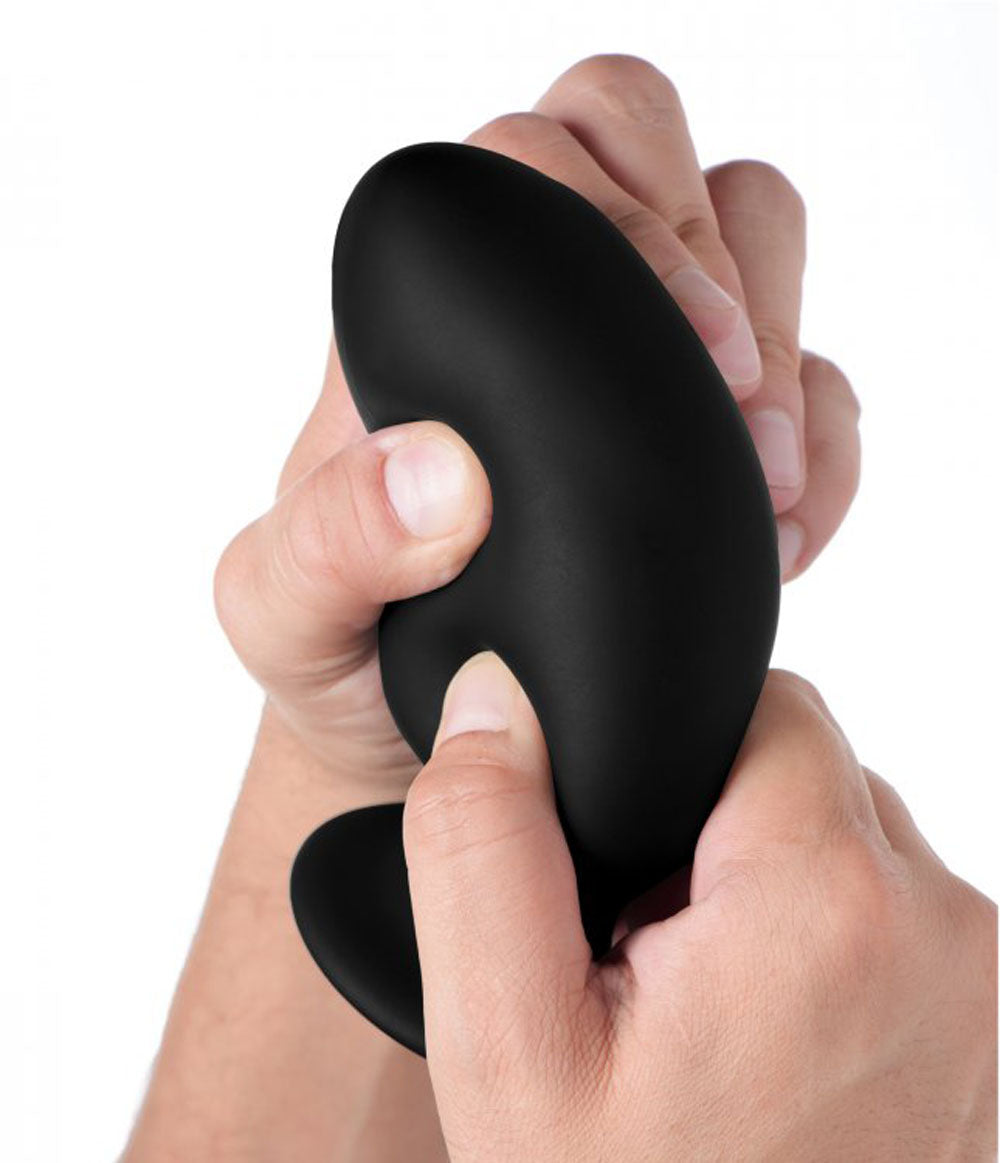 Squeezable Silicone Anal Plug - Large - Not Very Vanilla