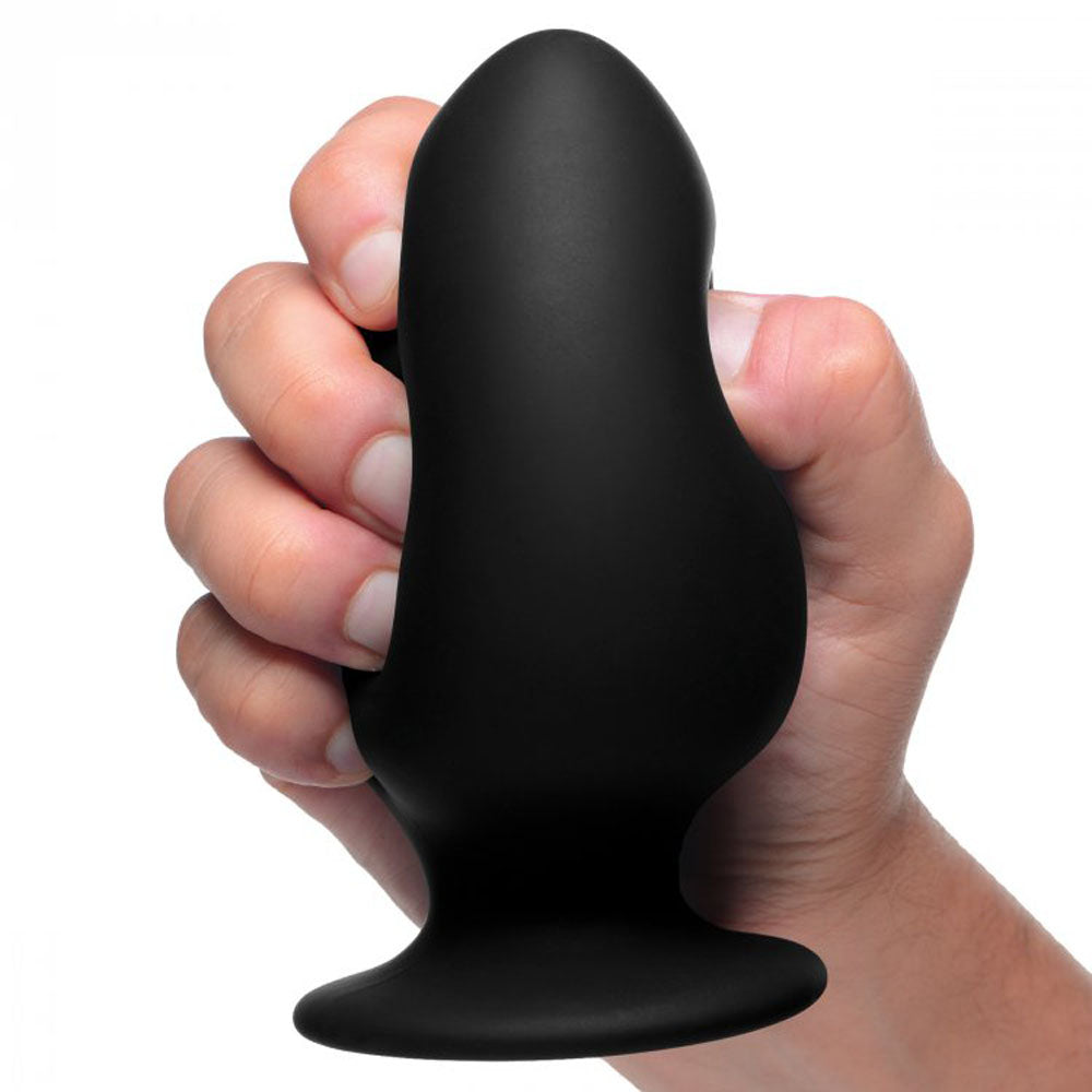 Squeezable Silicone Anal Plug - Large - Not Very Vanilla