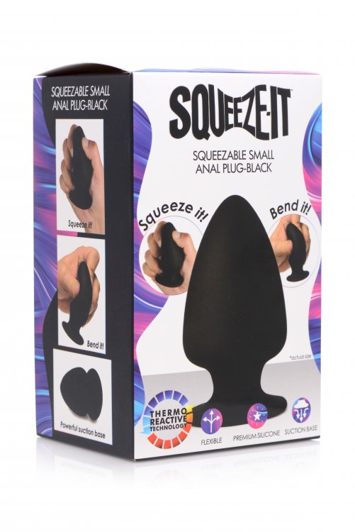 Squeezable Silicone Anal Plug - Small - Not Very Vanilla