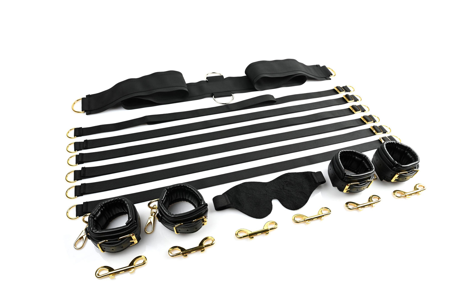 Bedroom Bed Restraint Bondage Set Mattress Bindings Straps Wrist