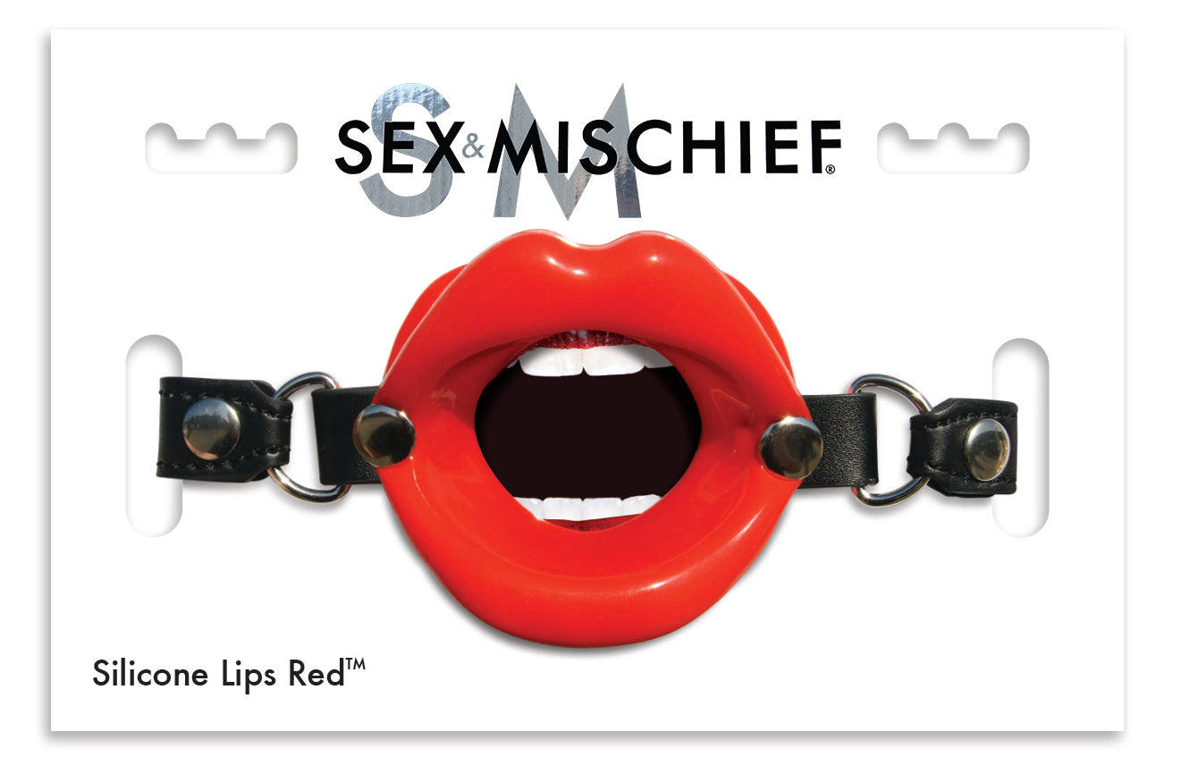 Sex and Mischief Silicone Lips - Red - Not Very Vanilla