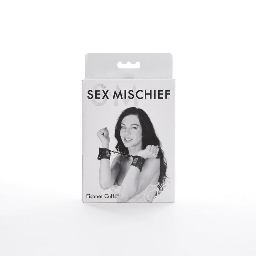 Sex and Mischief Fishnet Cuffs - Not Very Vanilla