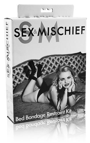 Sex and Mischief Bed Bondage Restraint Kit - Not Very Vanilla