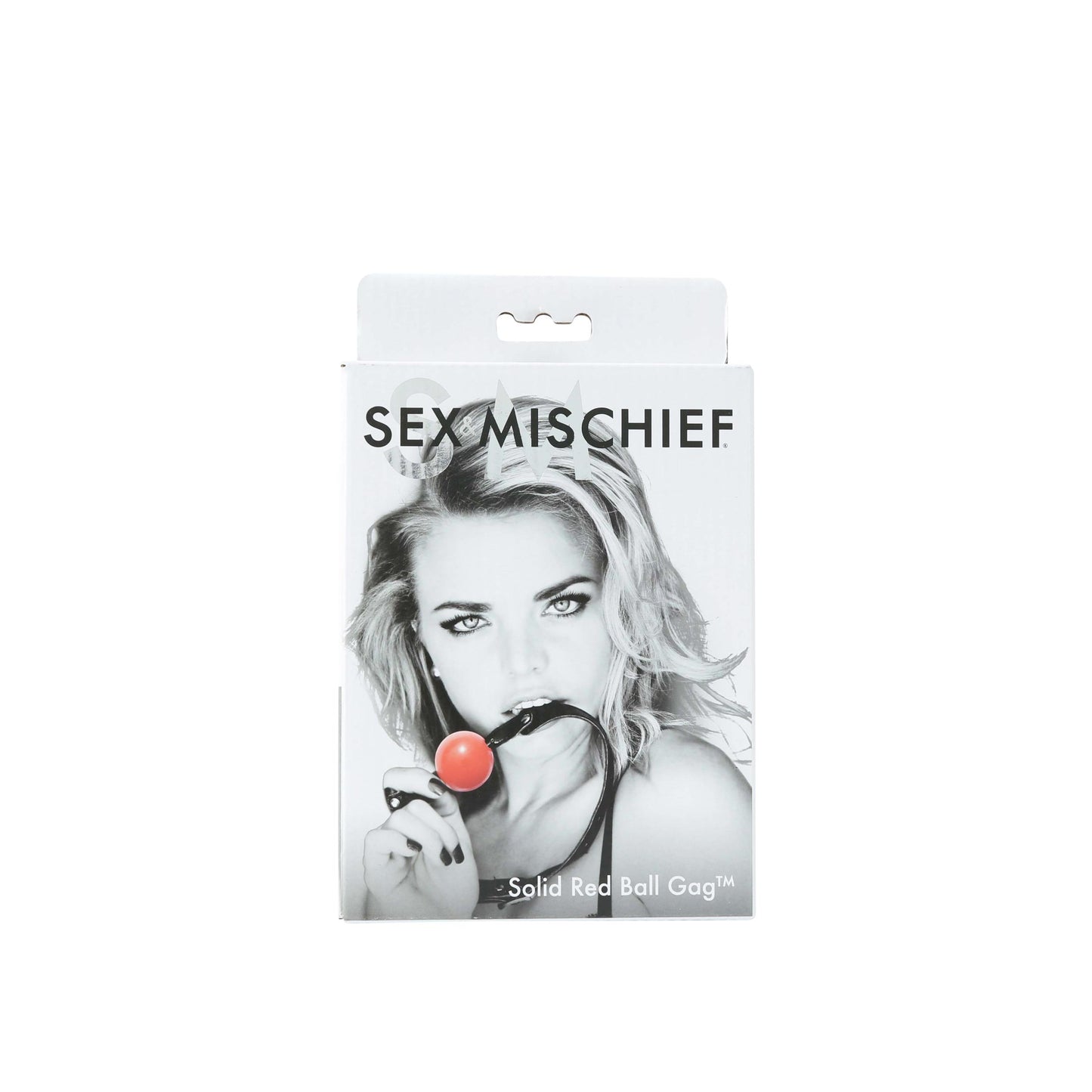 Sex and Mischief Solid Ball Gag - Red - Not Very Vanilla