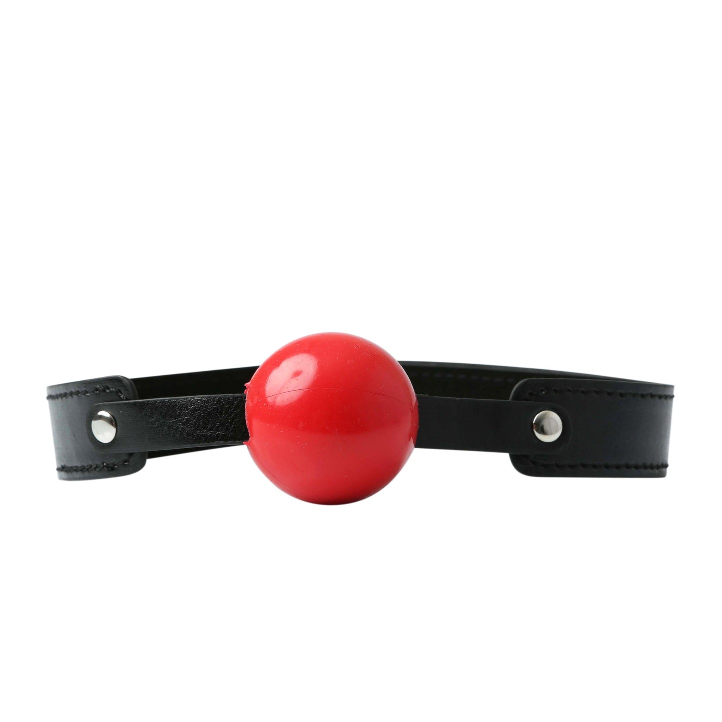 Sex and Mischief Solid Ball Gag - Red - Not Very Vanilla