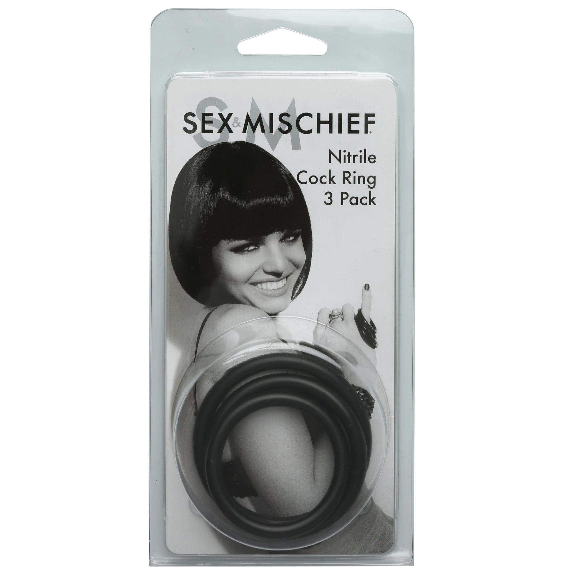 Sex and Mischief Nitrile Cock Rings 3 Pack - Not Very Vanilla