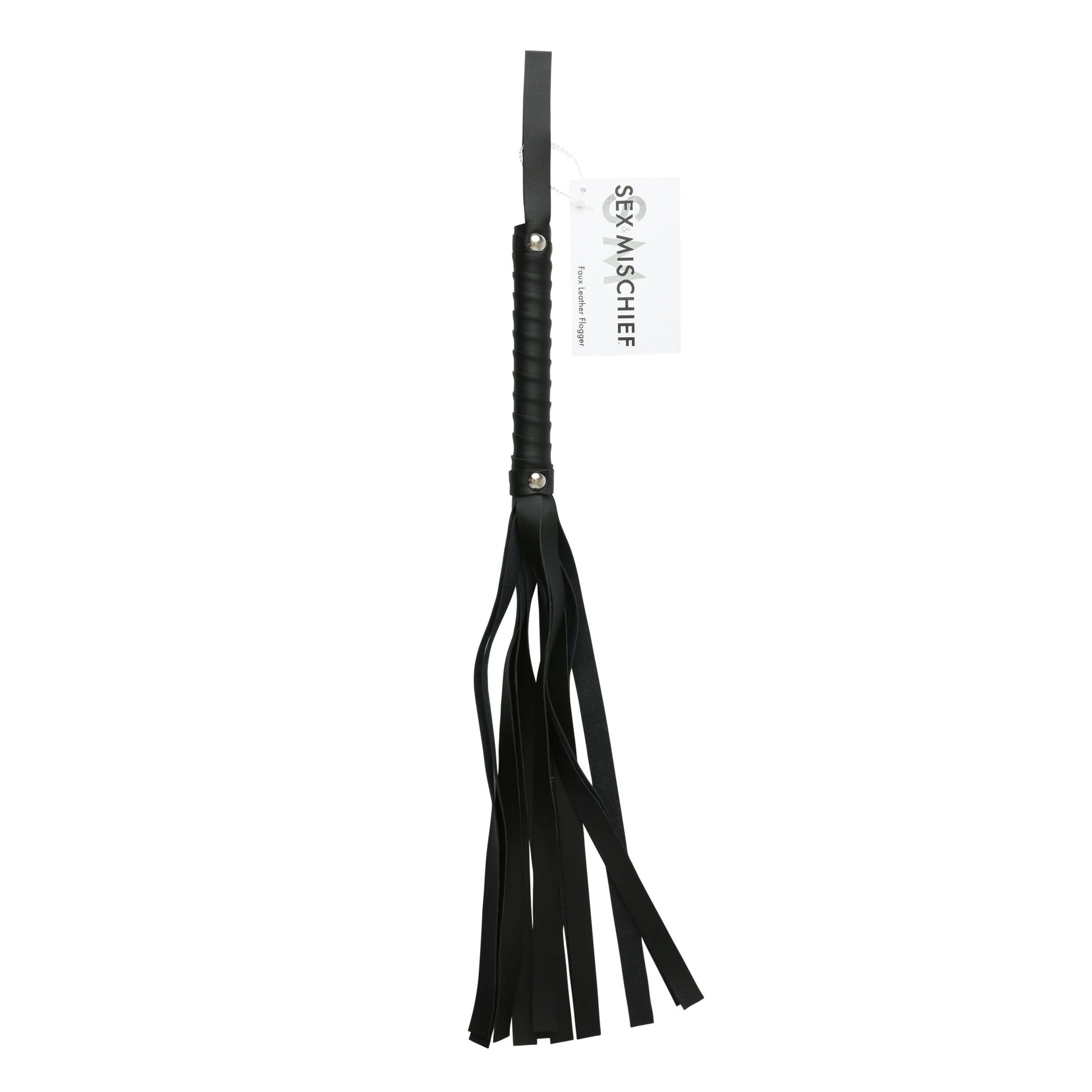 Sex and Mischief Faux Leather Flogger - Not Very Vanilla