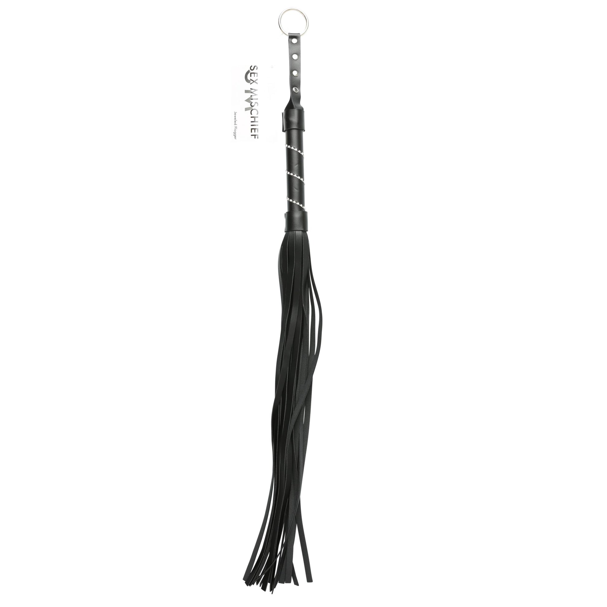 Sex and Mischief Mahogany Flogger - Not Very Vanilla