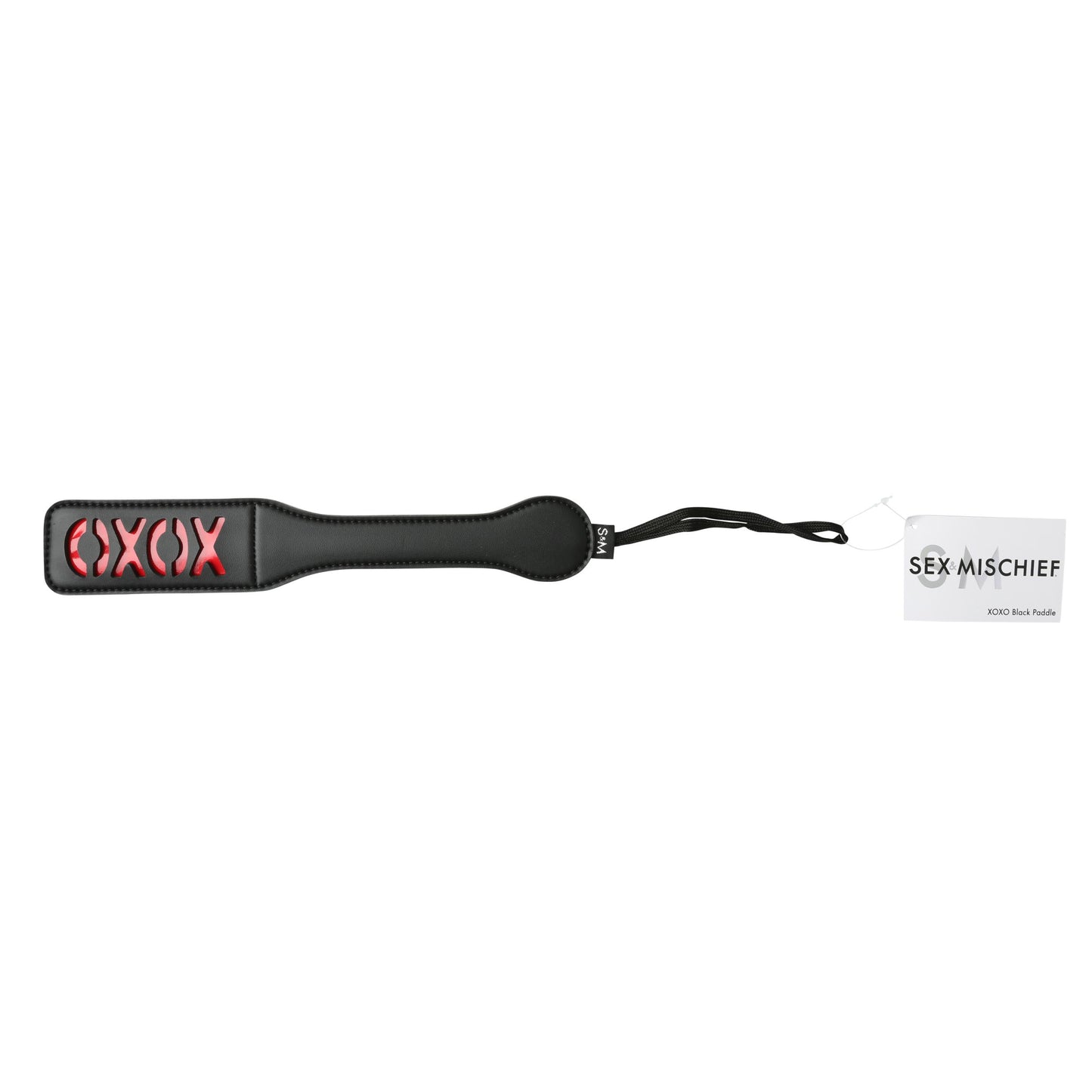 Sex and Mischief Xoxo Paddle - Black - Not Very Vanilla