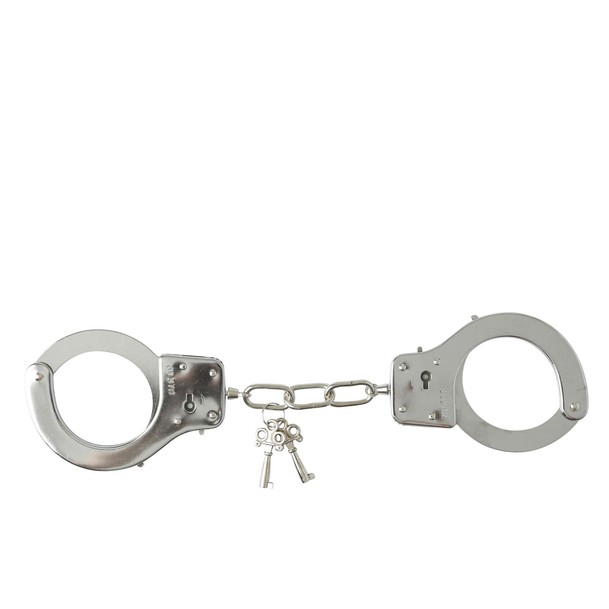 Sex and Mischief Metal Handcuffs - Not Very Vanilla