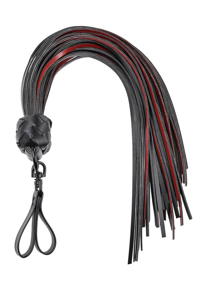 Saffron Finger Flogger - Black/red - Not Very Vanilla