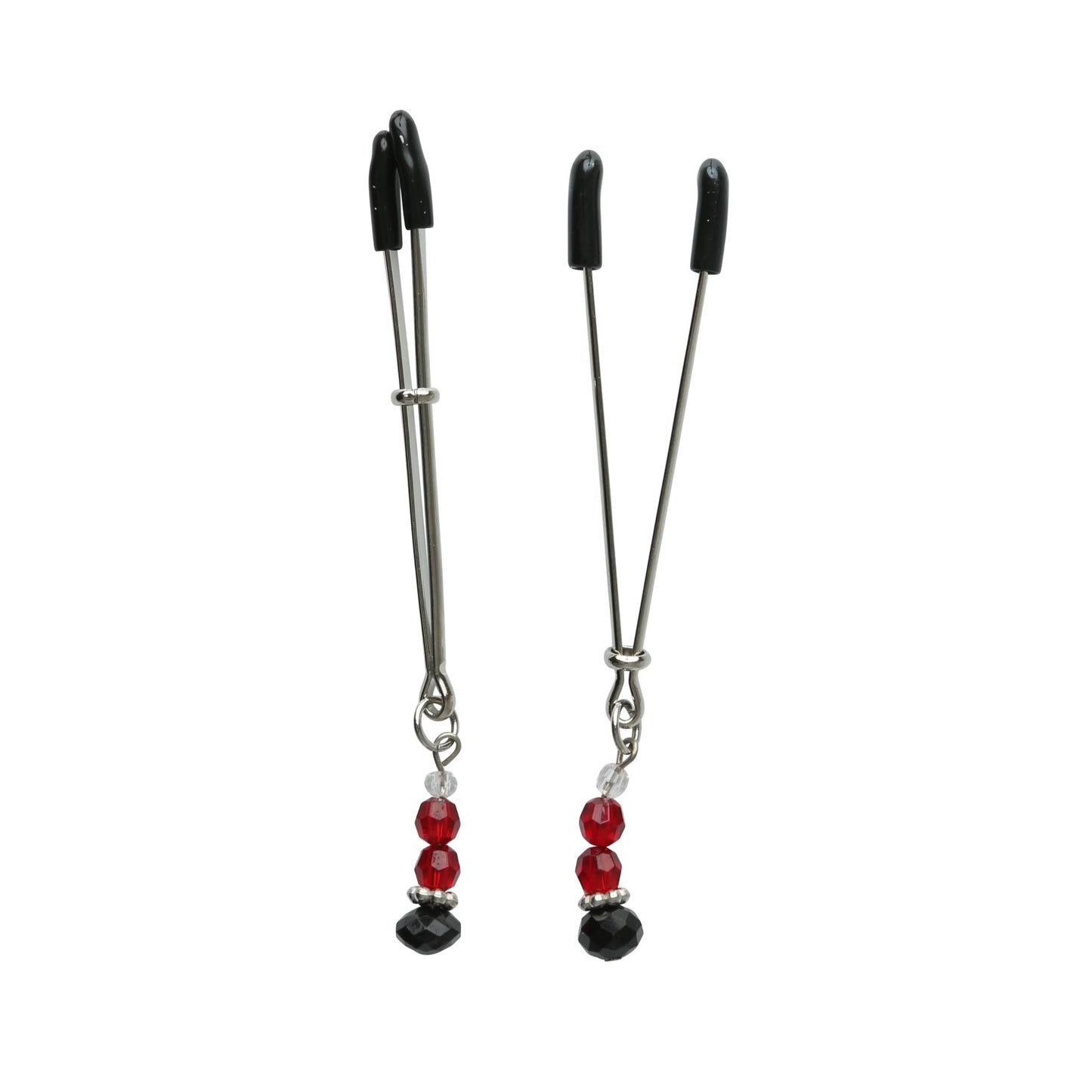 Sex and Mischief Ruby Black Nipple Clips - Not Very Vanilla