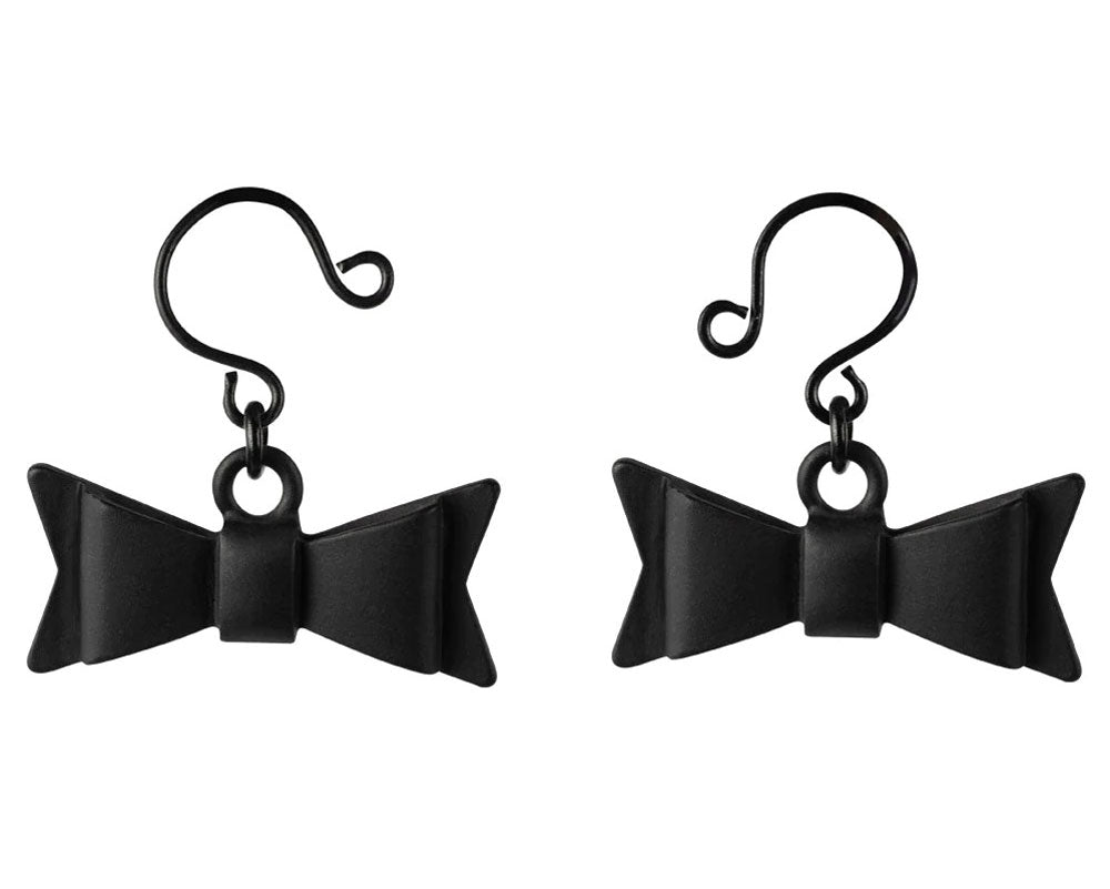 Bow Tie Nipple Jewelry - Black - Not Very Vanilla