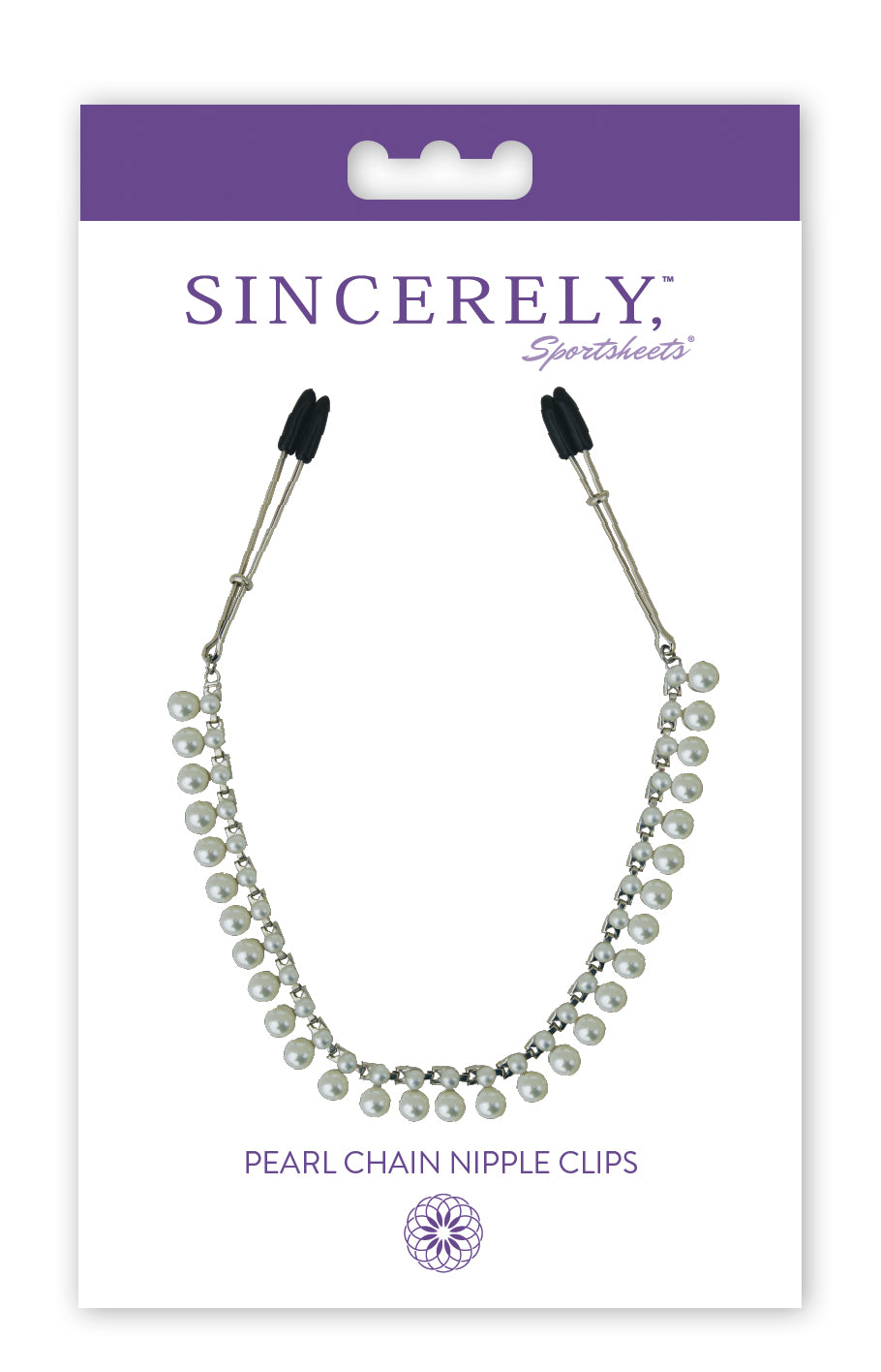 Sincerely Pearl Chain Nipple Clips - Not Very Vanilla