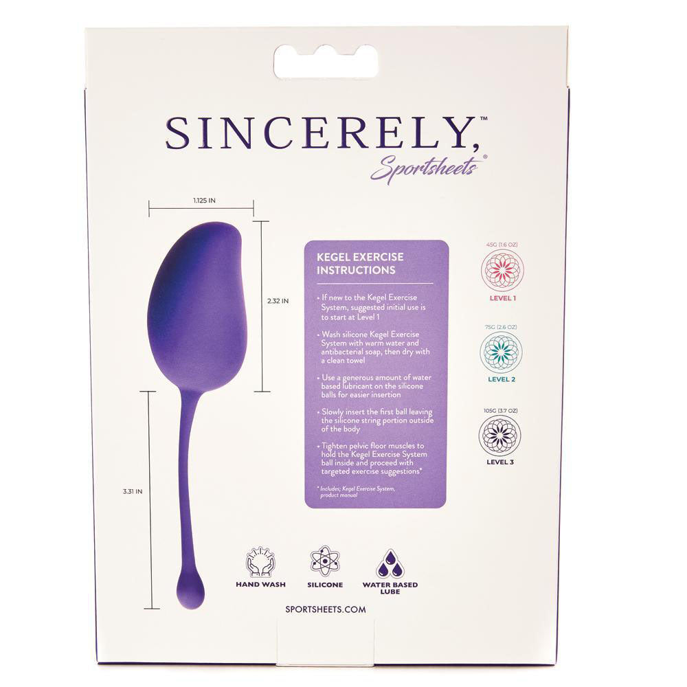 Sincerely Kegel Exercise System Set of 3 - Not Very Vanilla