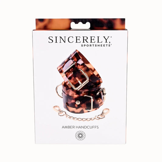 Sincerely Amber Handcuffs - Not Very Vanilla