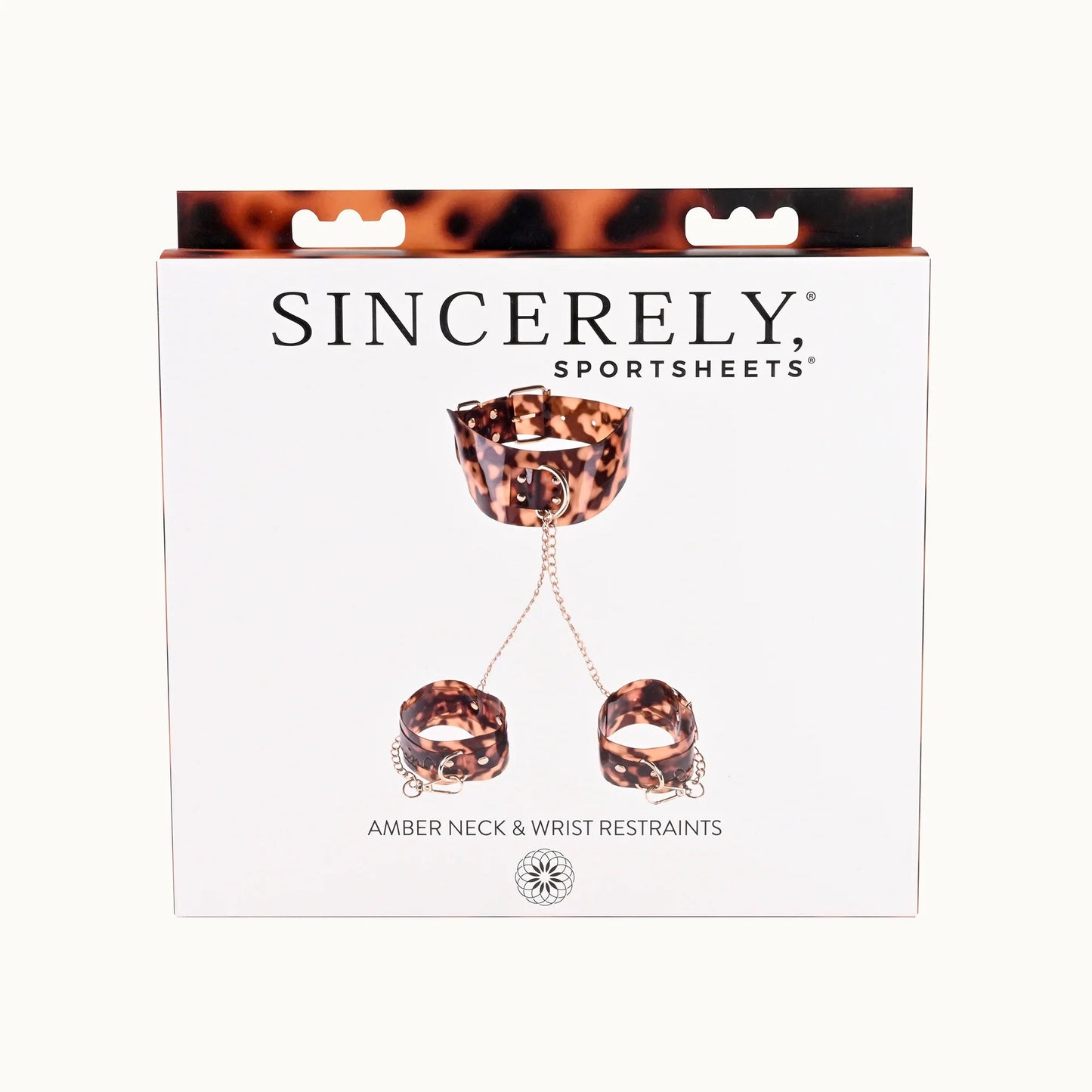 Sincerely Amber Neck and Wrist Restraints - Not Very Vanilla