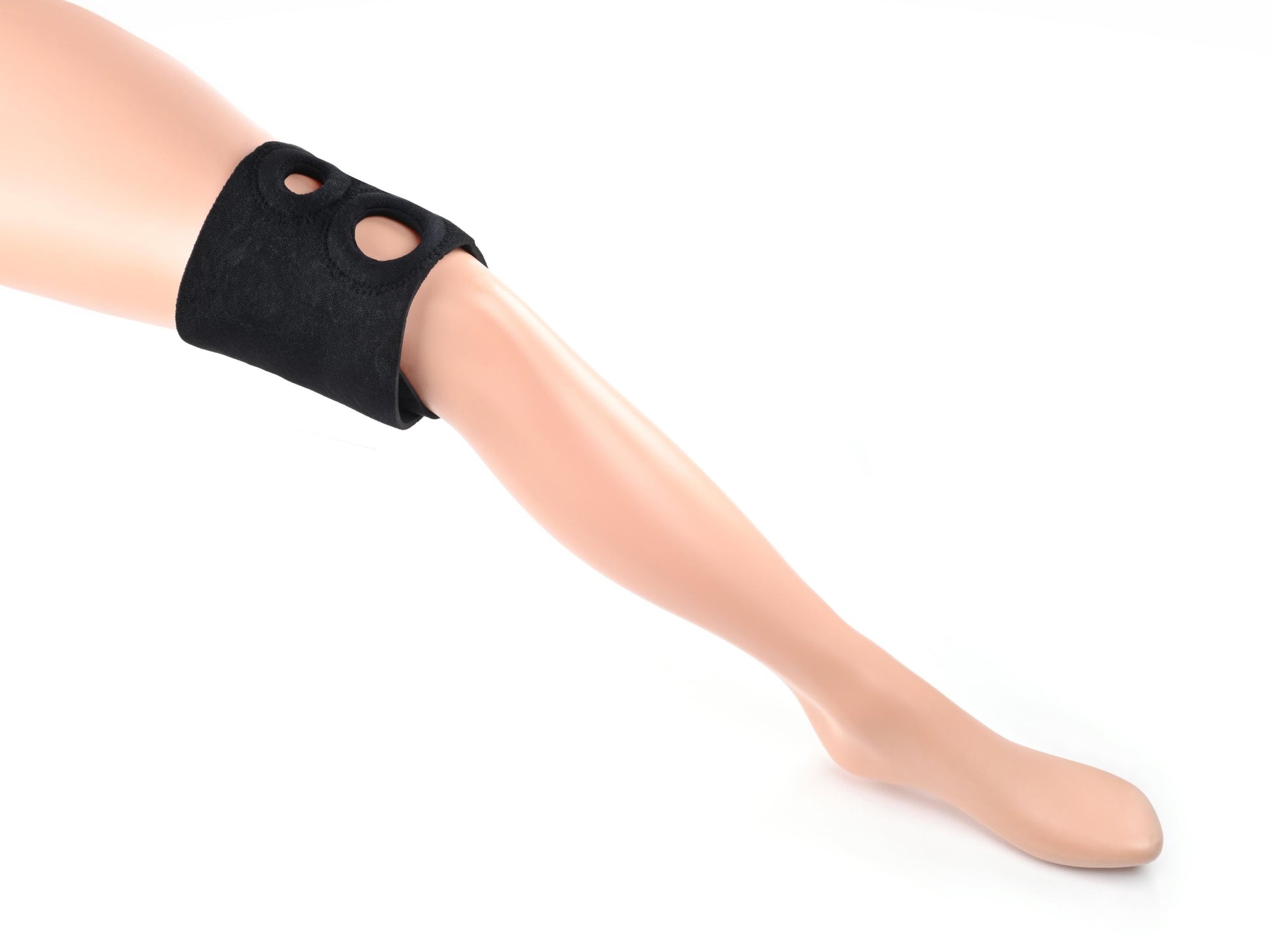 Sportsheets Dual Penetration Thigh Strap on - Black - Not Very Vanilla