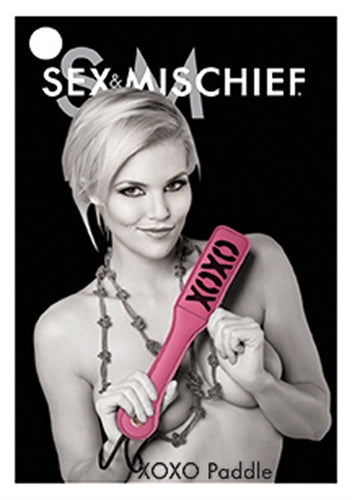 Sex and Mischief Xoxo Paddle - Pink - Not Very Vanilla