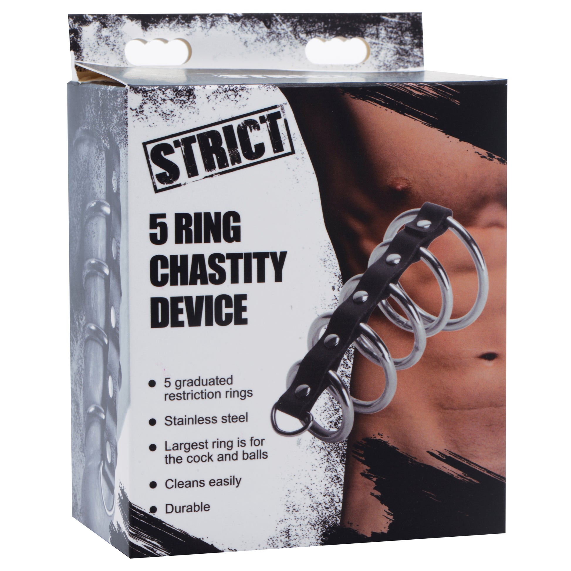 5 Ring Chastity Device - Not Very Vanilla