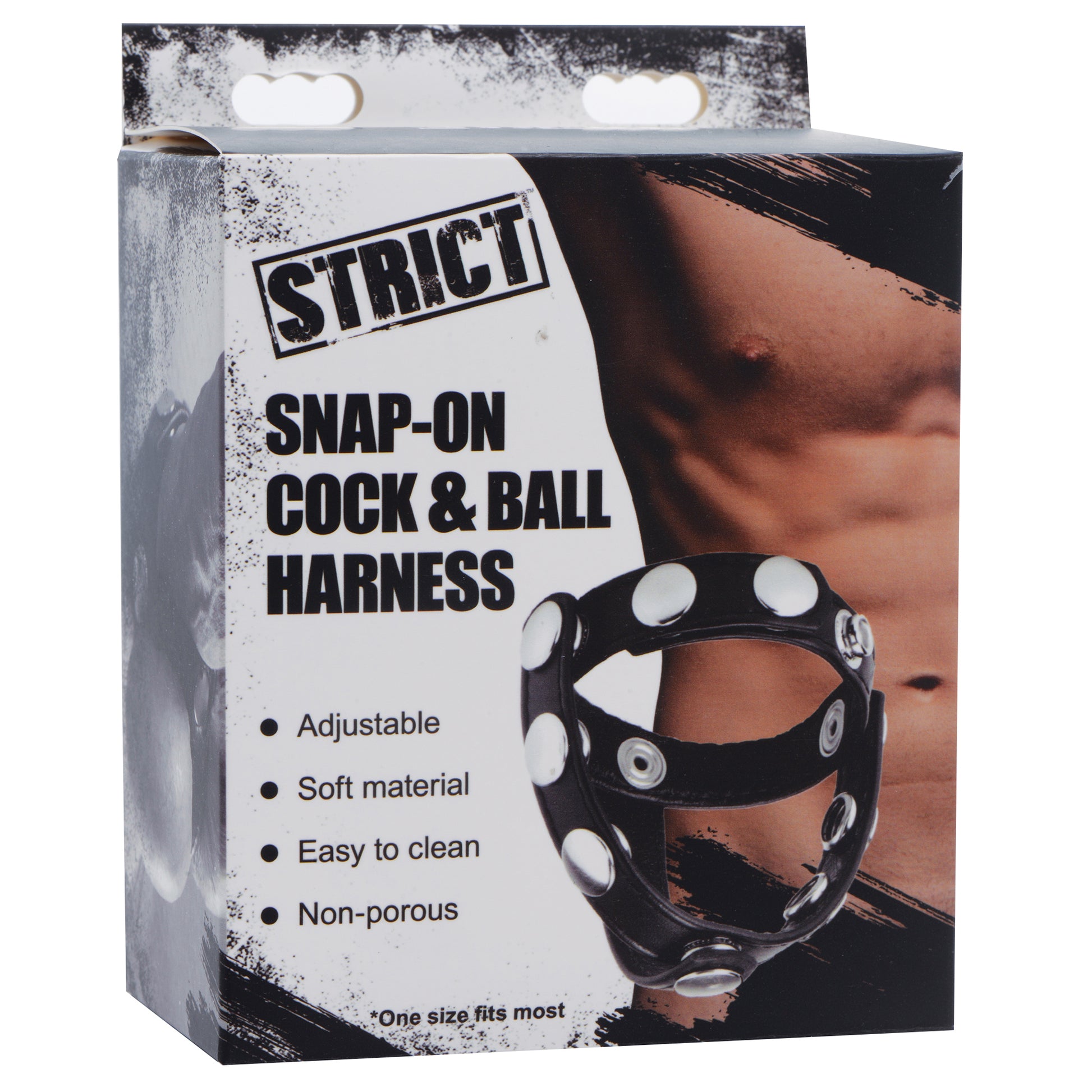 Snap- on Cock & Ball Harness - Not Very Vanilla