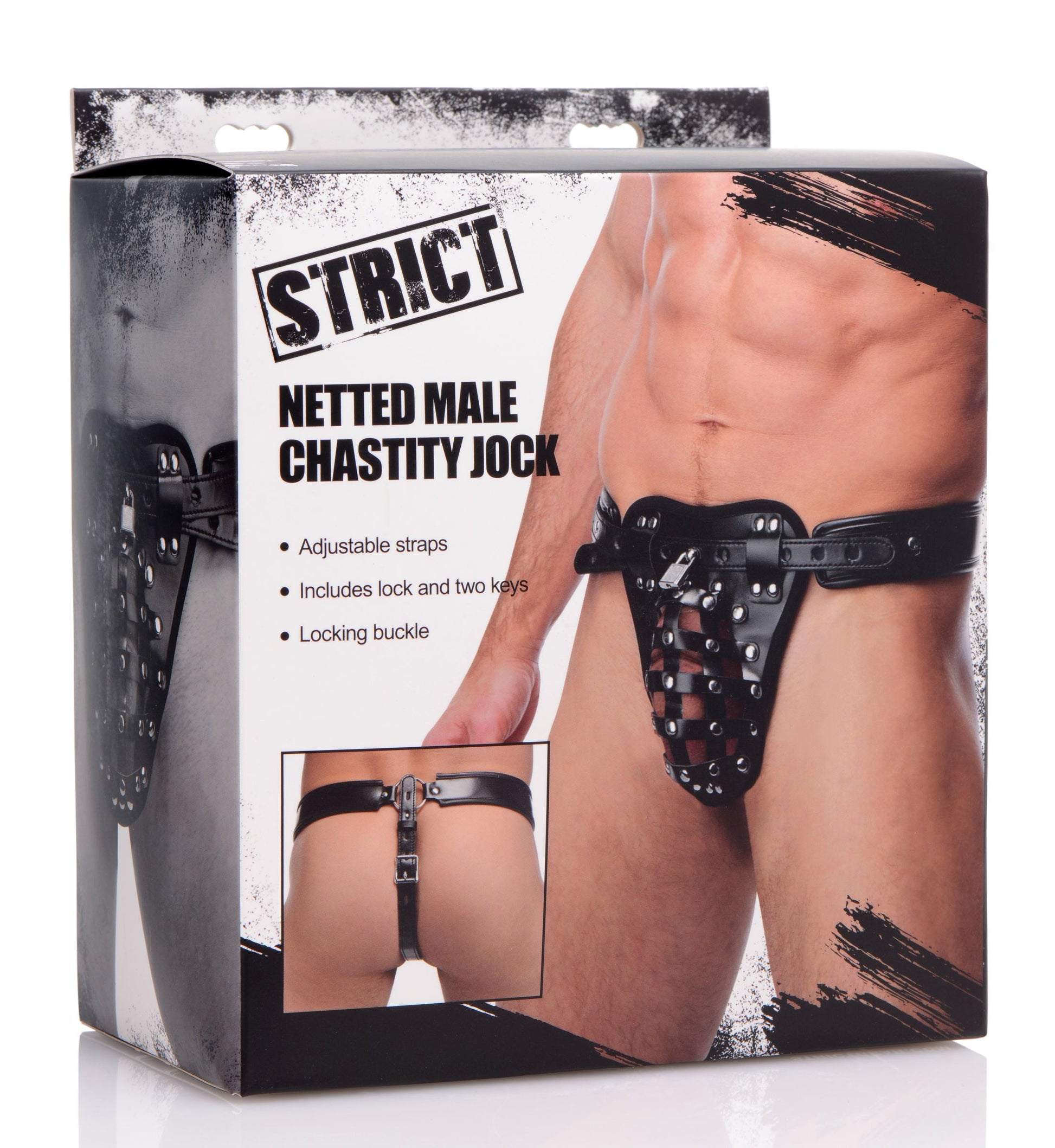 Netted Male Chastity Jock - Not Very Vanilla