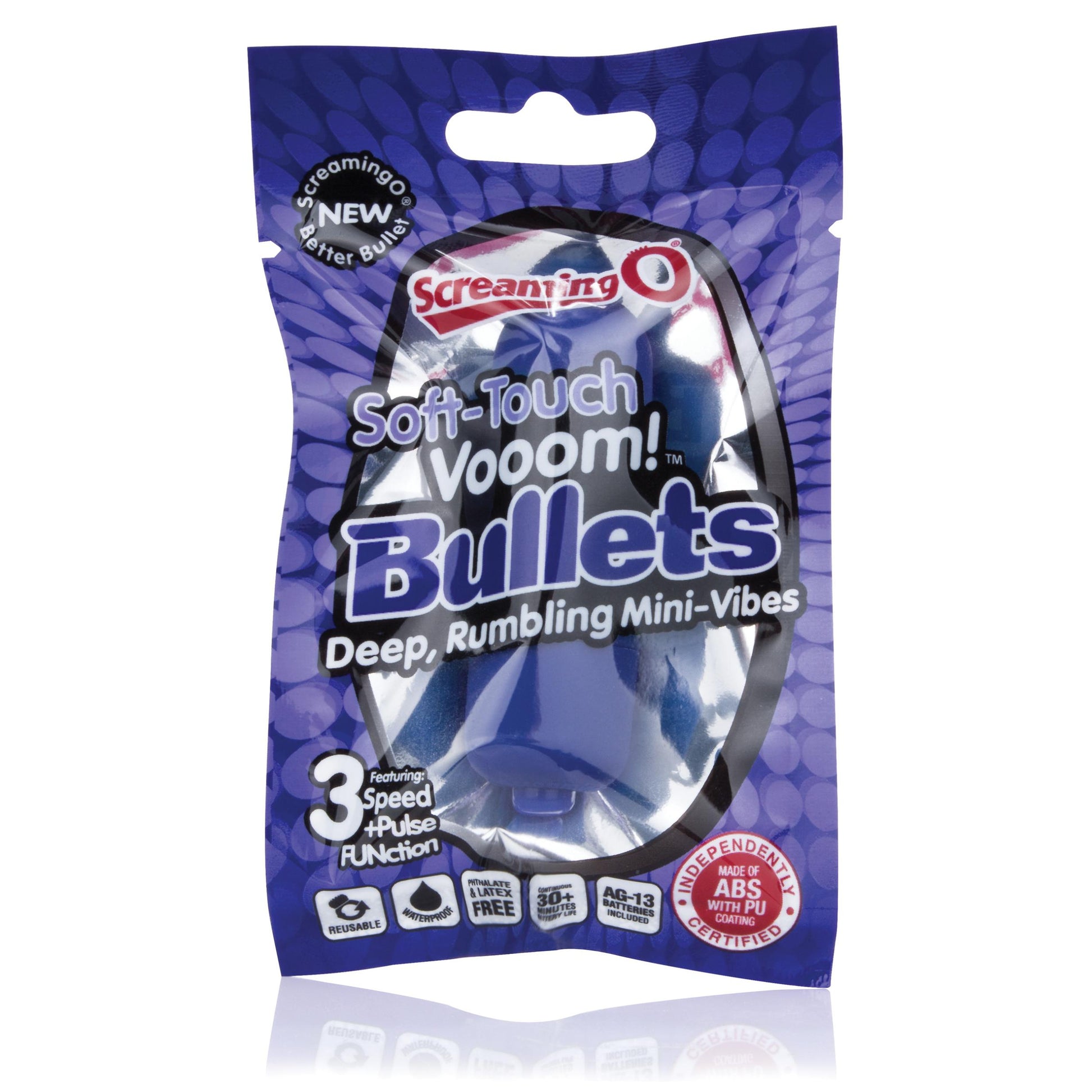 Soft-Touch Vooom! Bullets - Blue - Not Very Vanilla