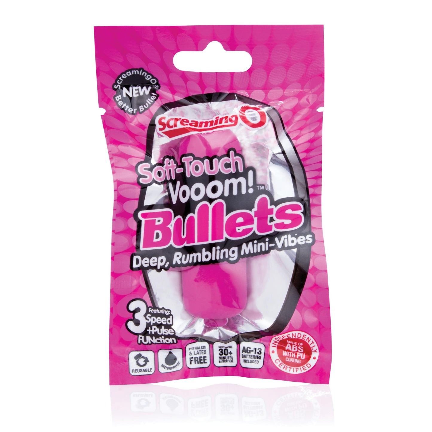 Soft-Touch Vooom! Bullets - Pink - Not Very Vanilla