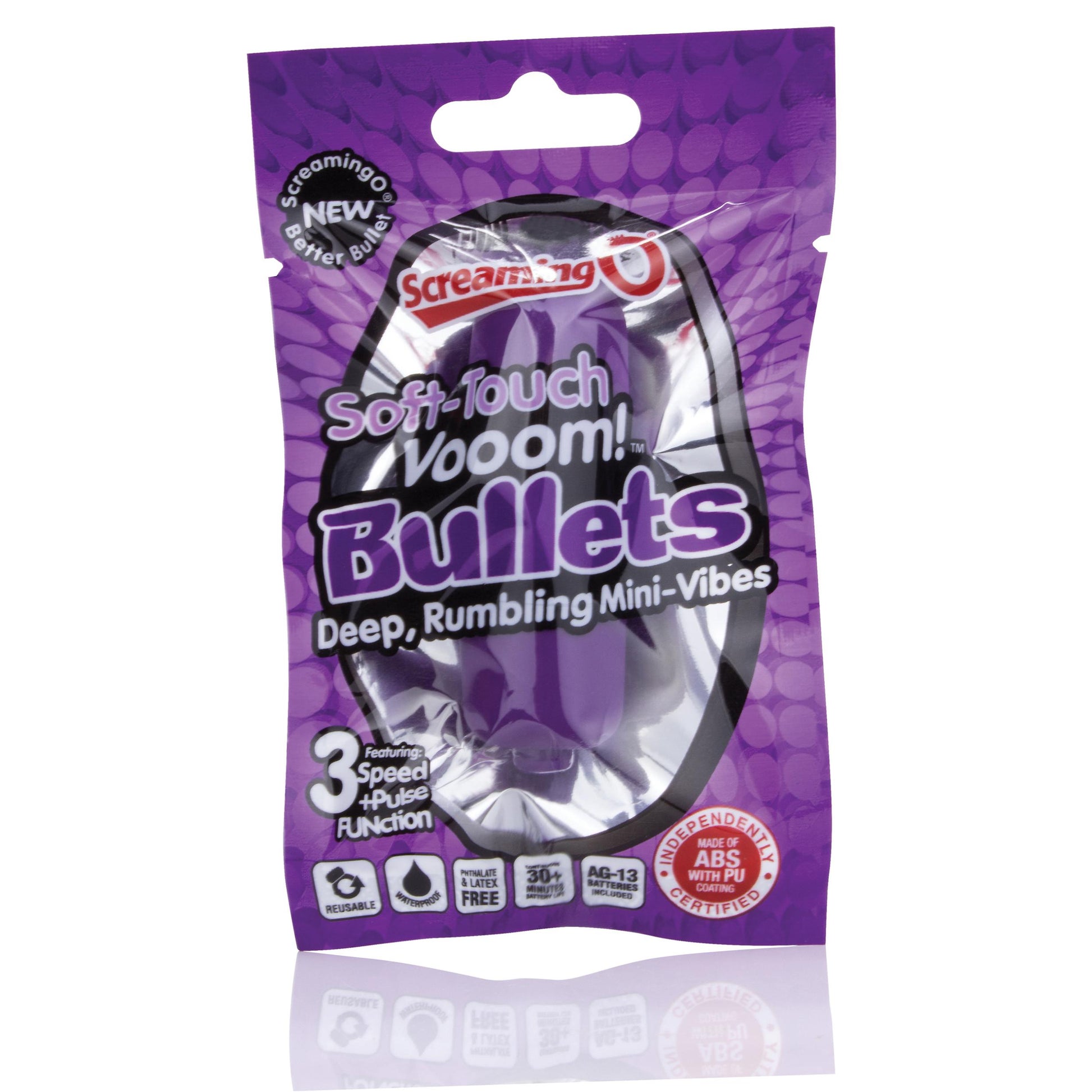 Soft-Touch Vooom! Bullets - Purple - Not Very Vanilla