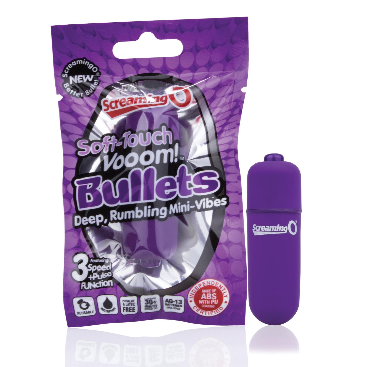 Soft-Touch Vooom! Bullets - Purple - Not Very Vanilla