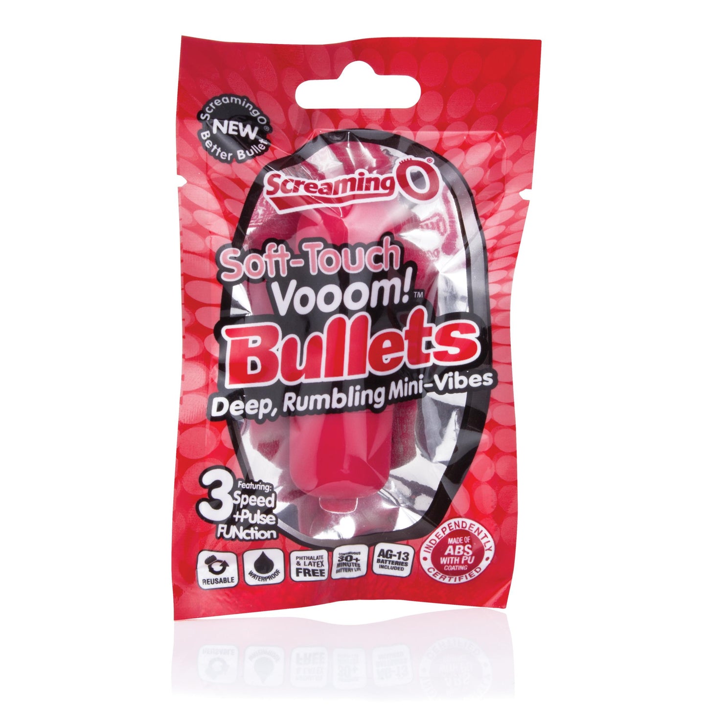 Soft-Touch Vooom! Bullets - Red - Not Very Vanilla